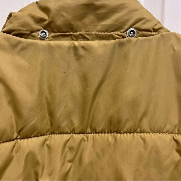 Vtg Tan Sears Winter Ski Puffer Coat Large Tall - Picture 7 of 8